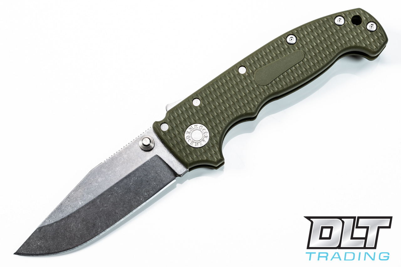 Demko MG AD20 Cru-Wear - Clip Point - OD Green Grivory - DLT Trading
