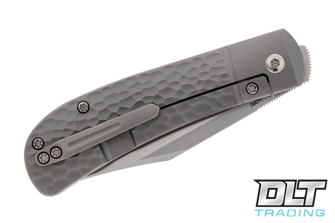 Pena X Series - Lanny's Clip Front Flipper - Jigged Titanium - DLT