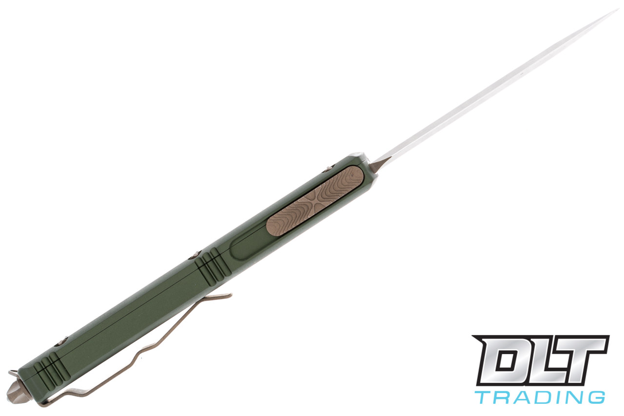 Microtech Ultratech D/E - OD Green Handle - Bronze Apocalyptic Blade