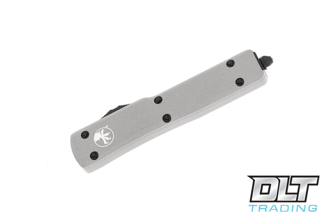 Microtech UTX-70 D/E - Titanium Grey Handle - Black Blade