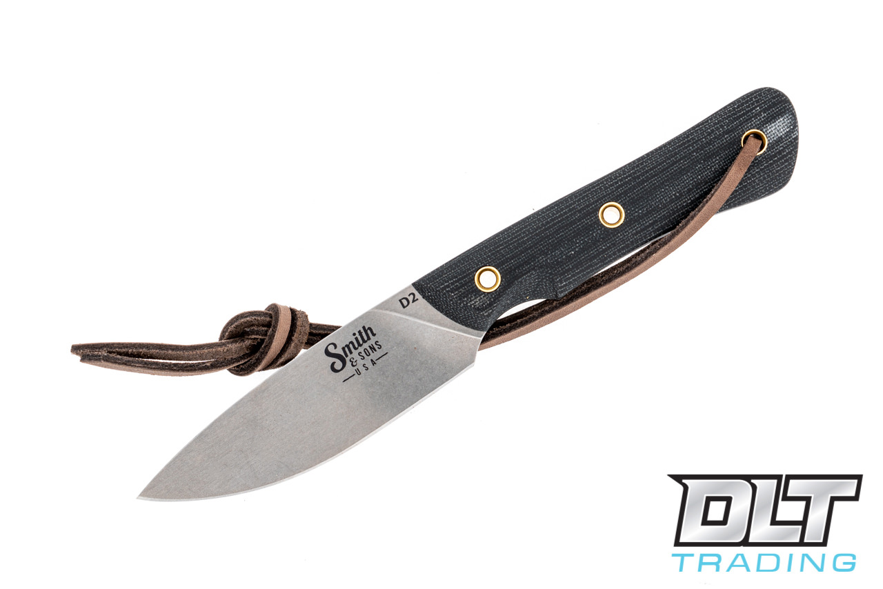 Smith & Sons Brave - Black Micarta - Stonewashed - DLT Trading