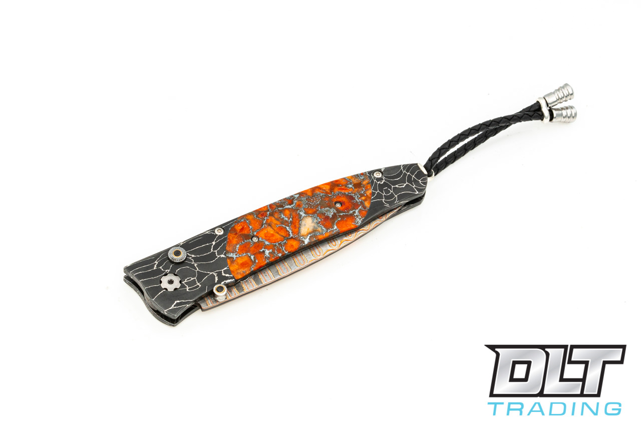 William Henry B30 Gentac Blazing - T-Rex Damascus Bolsters - Zinc