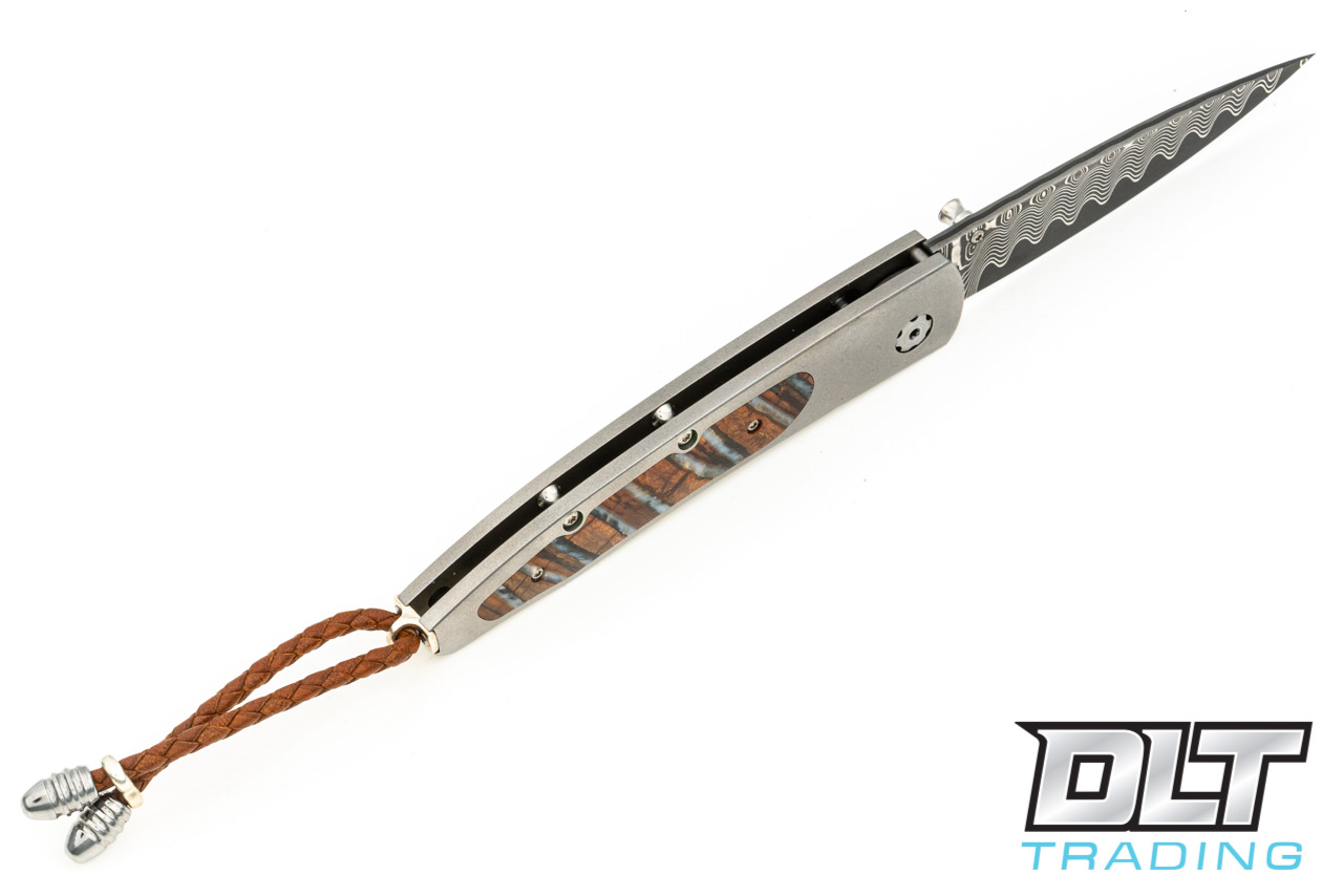 William Henry B10 Lancet Reverso - Titanium - Mammoth Tooth Inlay