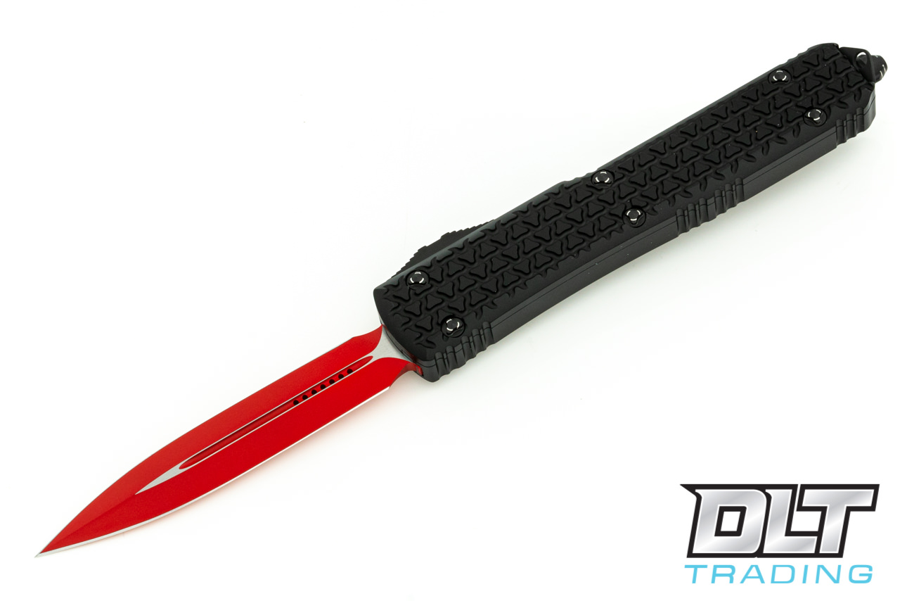 Microtech Ultratech D/E Sith Lord - Black Handle - Red Blade