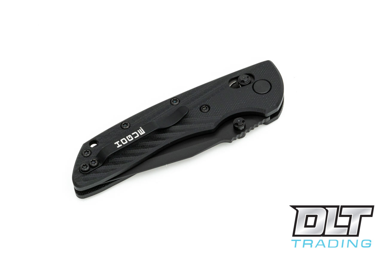Hogue Deka Clip Point - Black G-10 - Black Blade - DLT Trading