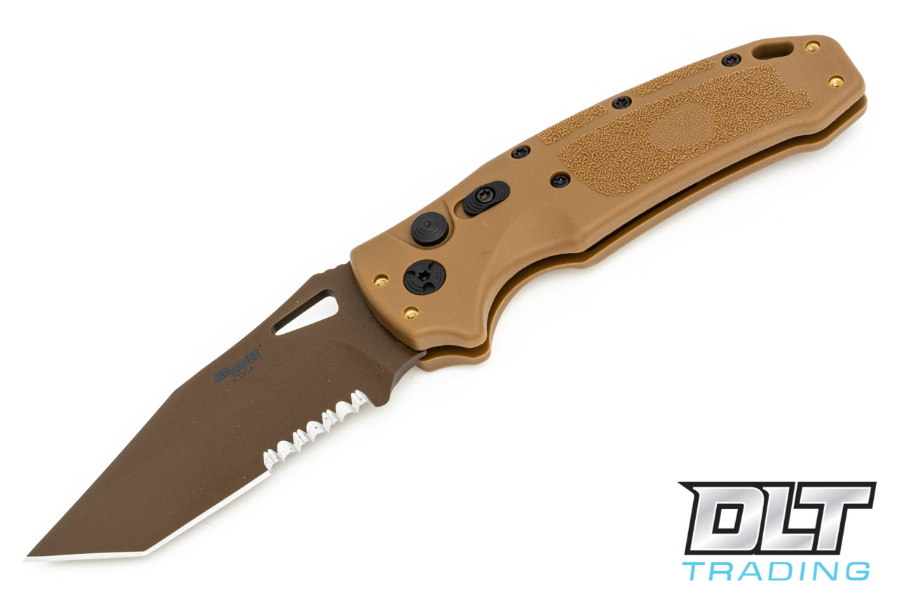 Hogue SIG K320A M17/M18 Tanto - Coyote Tan Polymer - Partially