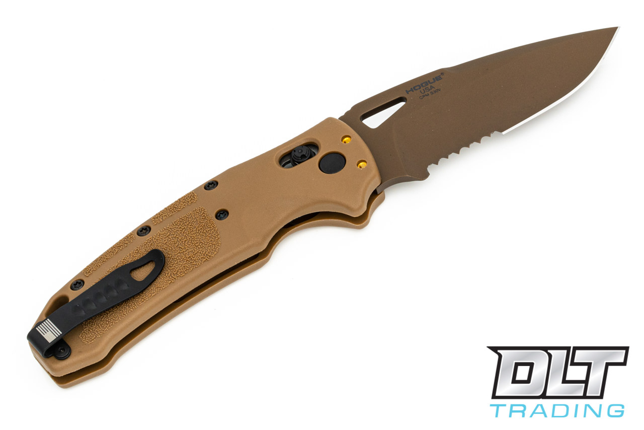 Hogue SIG K320 M17/M18 Drop Point - Coyote Tan Polymer - Partially 