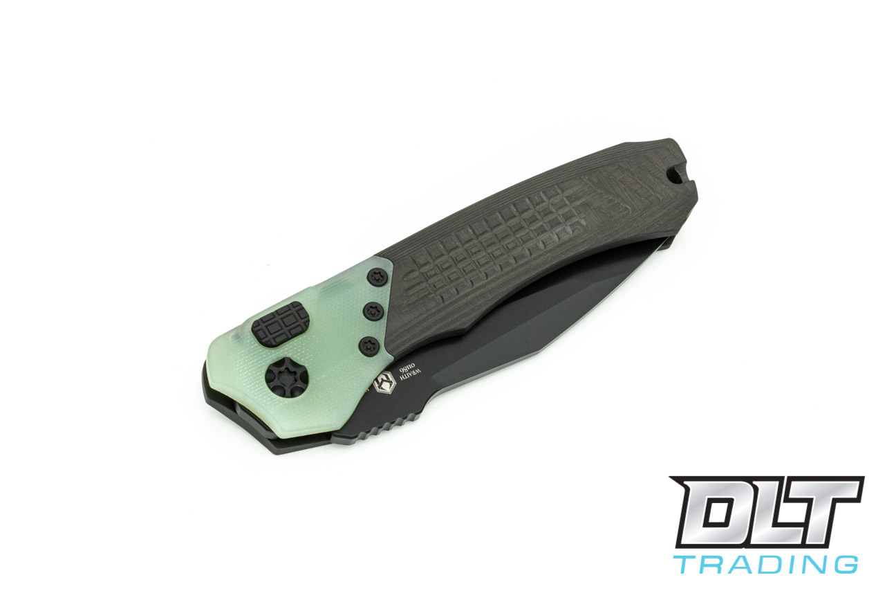Heretic Wraith TE-A Carbon Fiber | Jade G-10 Bolster | Elmax Tanto