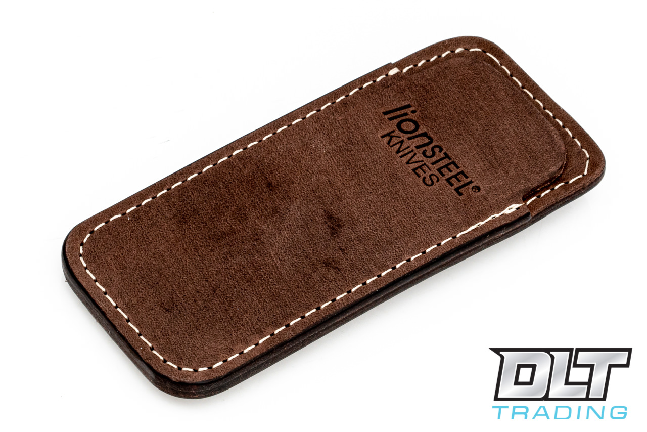 LionSteel - Vertical Leather Sheath with Clip - Brown - DLT