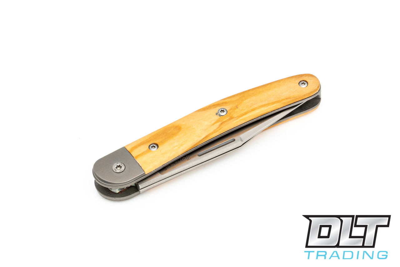 LionSteel Jack JK2 - Olivewood - Clip Point - DLT Trading