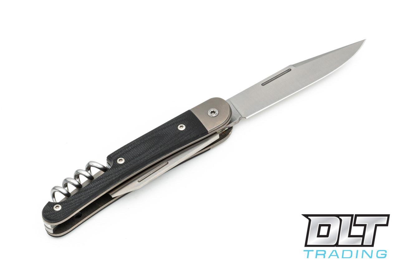 LionSteel Jack JK3 - Black G-10 - Clip Point - DLT Trading