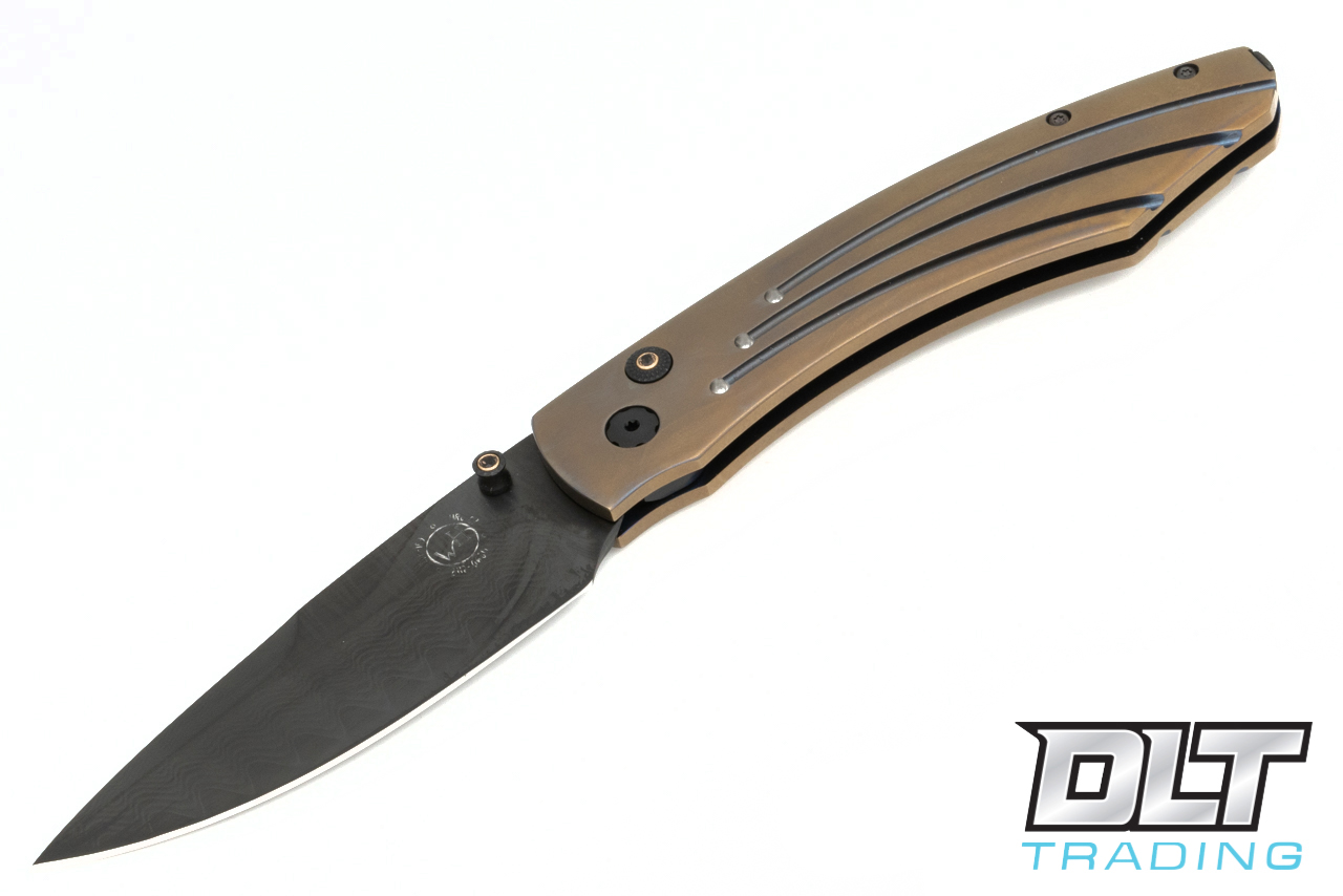 William Henry B12 Spearpoint Burns - Gold Anodized Titanium
