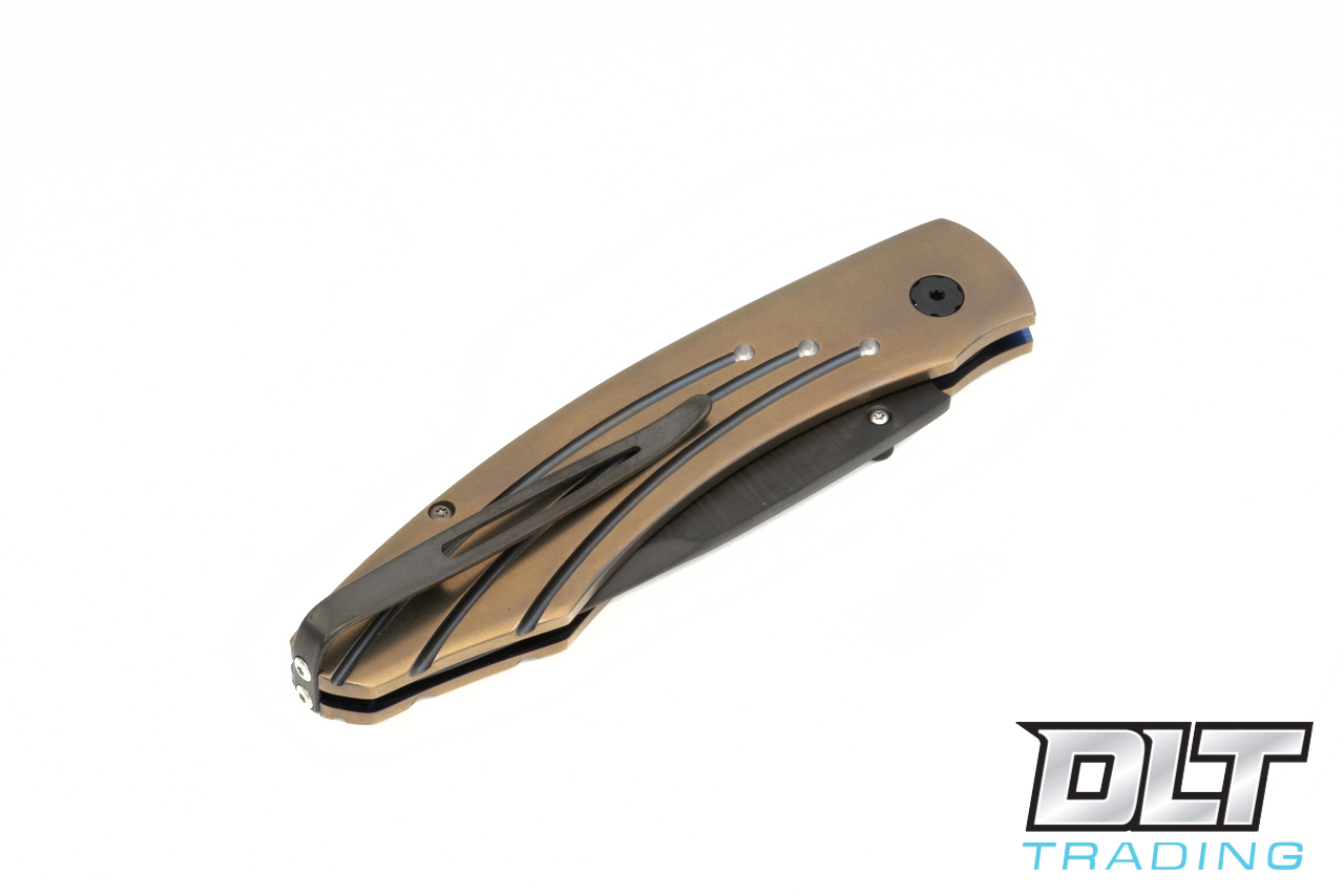 William Henry B12 Spearpoint Burns - Gold Anodized Titanium