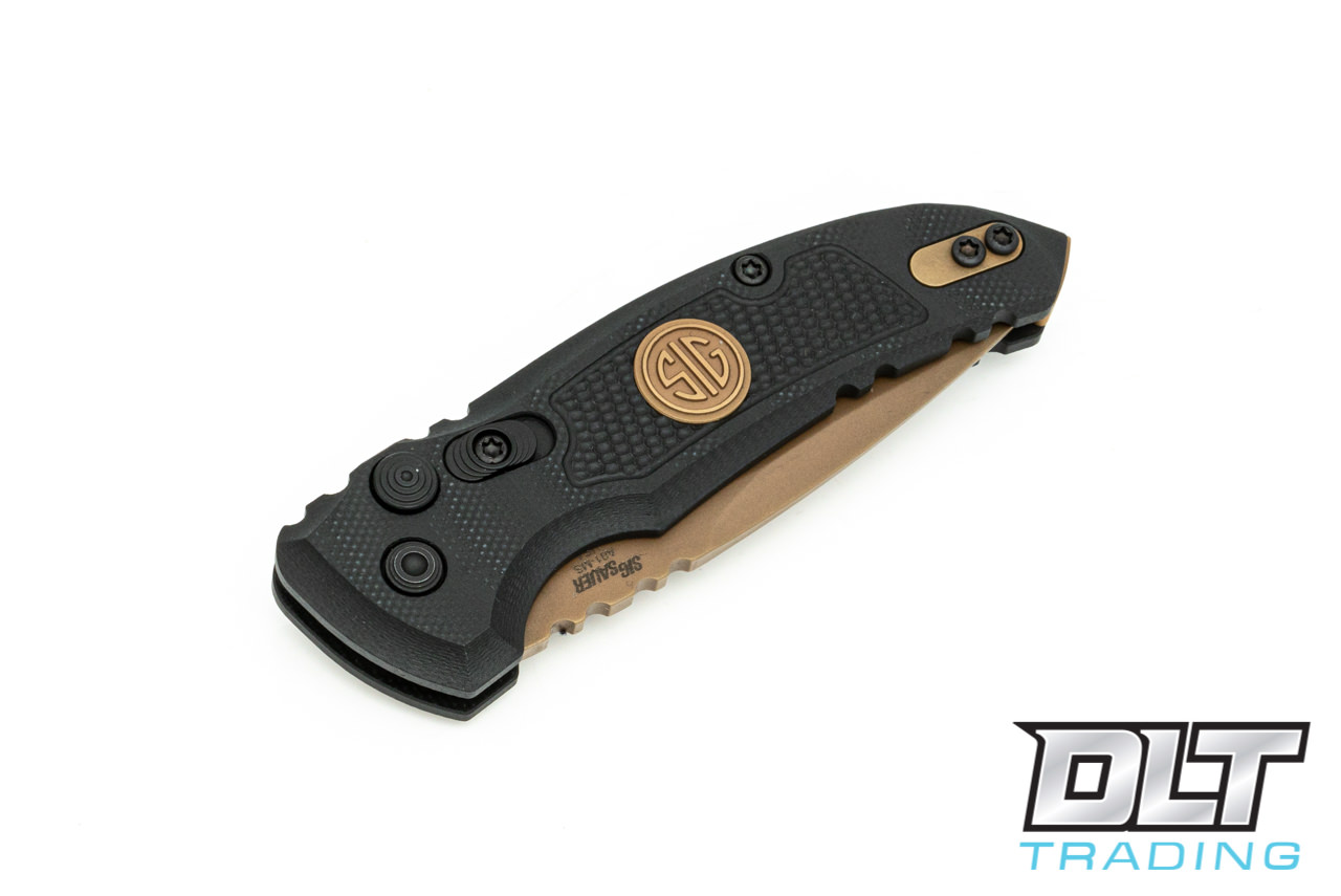 馬鹿ranks Hogue SIG A01 Microswitch Emperor Scorpion Drop Point