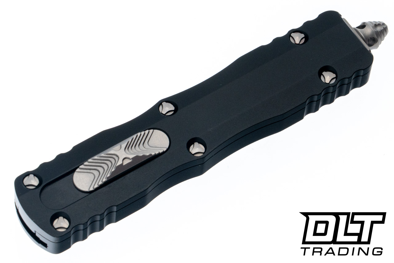 Microtech 225-4 Dirac D/E - Black Handle - Satin Blade - DLT Trading