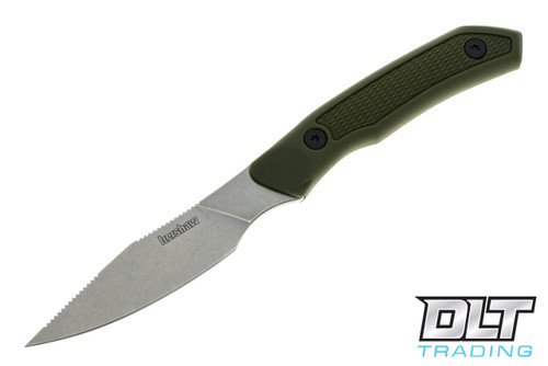 Kershaw Deschutes-Caper Fixed Blade Knife Olive Polypropylene