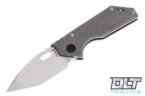 Strider .75 AR Tanto Tumbled S45VN - Tumbled Titanium - DLT Trading