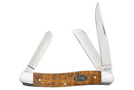Case Medium Stockman - Smooth Yellow Curly Oak