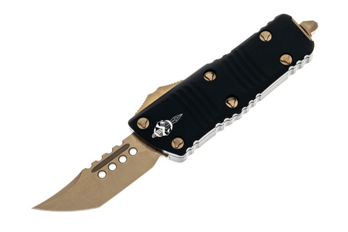 ♡tokino-nagare♡ Microtech 819-13S Mini Troodon Hellhound - Black Handle - Bronze