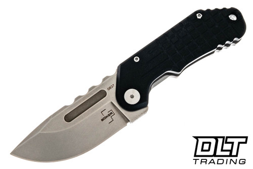 Boker Plus Davlin Drop Point Folder - Black G-10 - DLT Trading