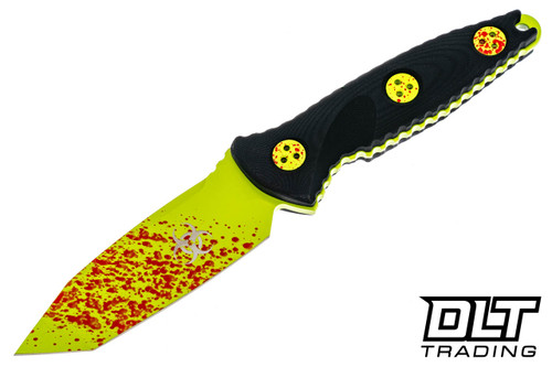 Microtech 114M-1Z Socoma Alpha Mini T/E - Black G-10 - Zombie
