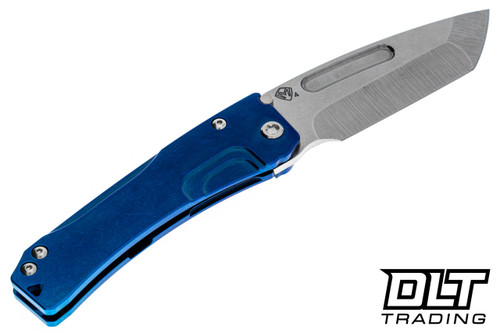 Medford Slim Midi Left Hand - Tanto - Tumbled S45VN - Blue 