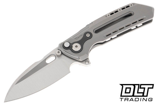 Reate T6000 - Bead Blasted Titanium Handle - Zirconium Backspacer