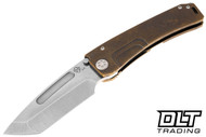 Medford Marauder H Tanto - Tumbled MagnaCut - Bronze Titanium