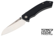 Tactile Knife Chupacabra - Black Anodized Aluminum - Satin MagnaCut Blade