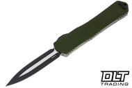 Heretic Manticore X DE - OD Green Frag Handle - Two Tone MagnaCut Blade - Black Hardware