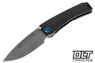 Medford Marauder H Drop Point - Tumbled MagnaCut - DLC Titanium - Flamed Hardware - DLC Clip