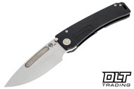 Medford Marauder H Drop Point - Satin MagnaCut - DLC Titanium - PVD with Silver Flats Clip