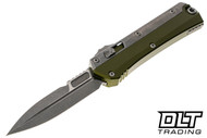 Microtech 184-10APOD Glykon Bayonet - OD Green Handle - Apocalyptic Blade