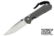 Chris Reeve Small Sebenza 31 - Glass Bead Blasted Titanium - Polished Blade