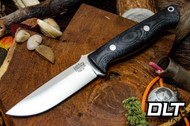 Bark River Gunny PSB-27 Black Canvas Micarta - Matte