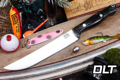 Bark River Fin & Bone MagnaCut Black & Forest Green Maple Burl