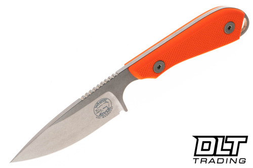 ﾎﾜｲﾄﾘﾊﾞｰ アウトドアナイフ 【正規品】モデル 1 Pro ブラック コーティッド ブレード   オレンジ/テクスチャード G10 ハンドル white-river-10142409__30002.