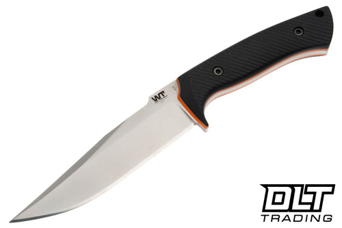 WTG Steadfast Gen 2 - Satin K329 Blade - Black Traction Grip G-10