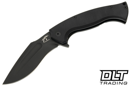 Knight Elements V2 Ultra Kukri Folder - Black G-10 - Black N690