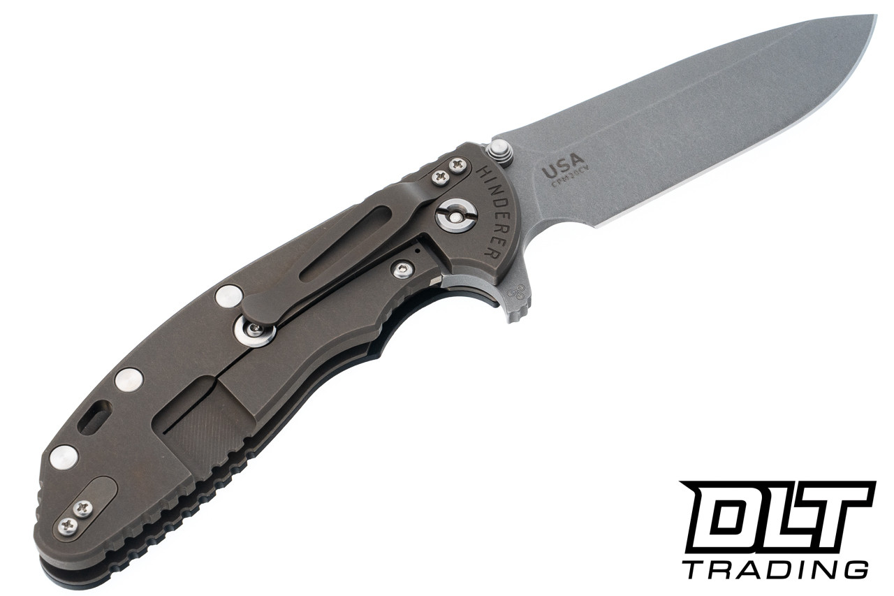 Hinderer XM-24 4 Inch | Large Titanium Frame Lock