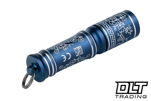 Olight i3E EOS Keychain Flashlight - Blue Porcelain - DLT Trading