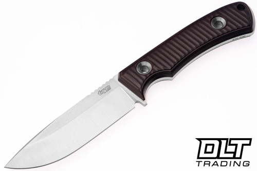 TRC Polheim 15th Anniversary - Maroon Micarta - RWL-34 Satin Blade