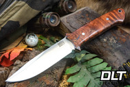 Bark River Red Flag MagnaCut Blue & Salmon Maple Burl