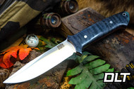 Bark River Red Flag MagnaCut Black Tigertail Maple Burl - Red Liners
