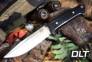 Bark River Red Flag MagnaCut Black Canvas Micarta