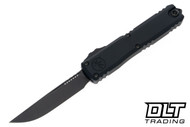 Microtech 1121-1DLCTSH Ultratech ZBP S/E Shadow - Black Handle - DLC Blade