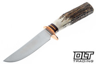 Mike Malosh Custom Stag Hunter - Sambar Stag Handle - Copper Guard