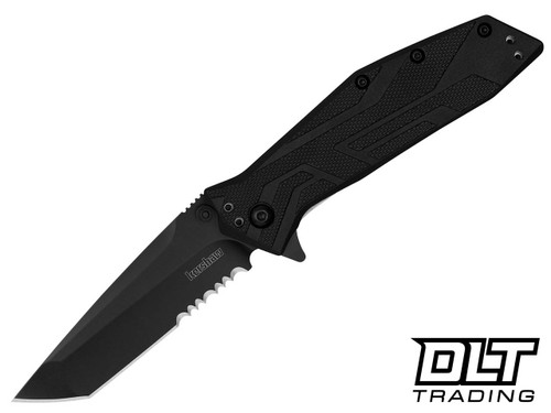 Kershaw Brawler 1990ST - Tanto Black Serrated Blade - DLT Trading