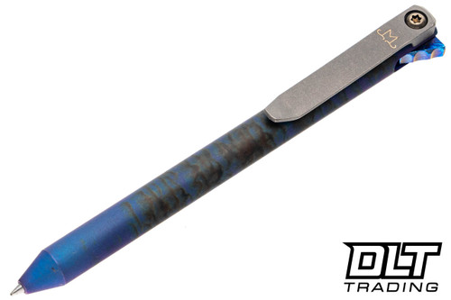 【レア】DMC×TIGA AcuteFusion Maverick Maverick Customs FU Pen - Titanium - Timascus Flipper #3