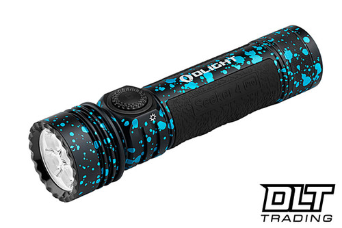 Olight Seeker 4 Pro High Power Flashlight - Deep Ocean - Cool